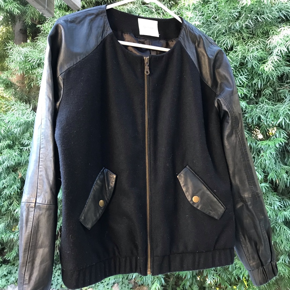 Gorman Leather/Wool jacket